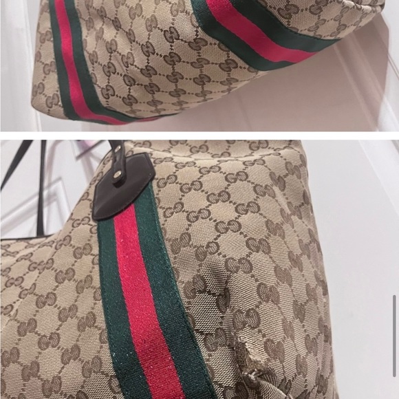 Authentic Gucci Jolie Web Sherry Tote - Picture 8 of 8